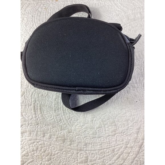 Kenneth Cole Reaction Black Mini Crossbody Camera Bag*Many Zip Pockets*EUC - Picture 5 of 9